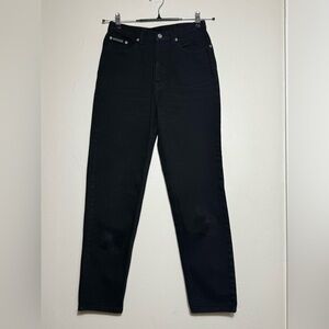 Vintage CK Calvin Klein women’s 8x30 black Classic High-Waisted Black Jeans